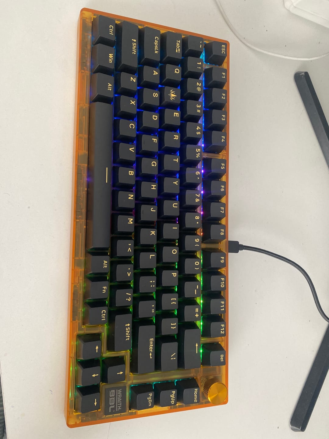 Customer photo review of Wraith W75 V2 [BBL Edition] Klavye (Manyetik Switch / HE)