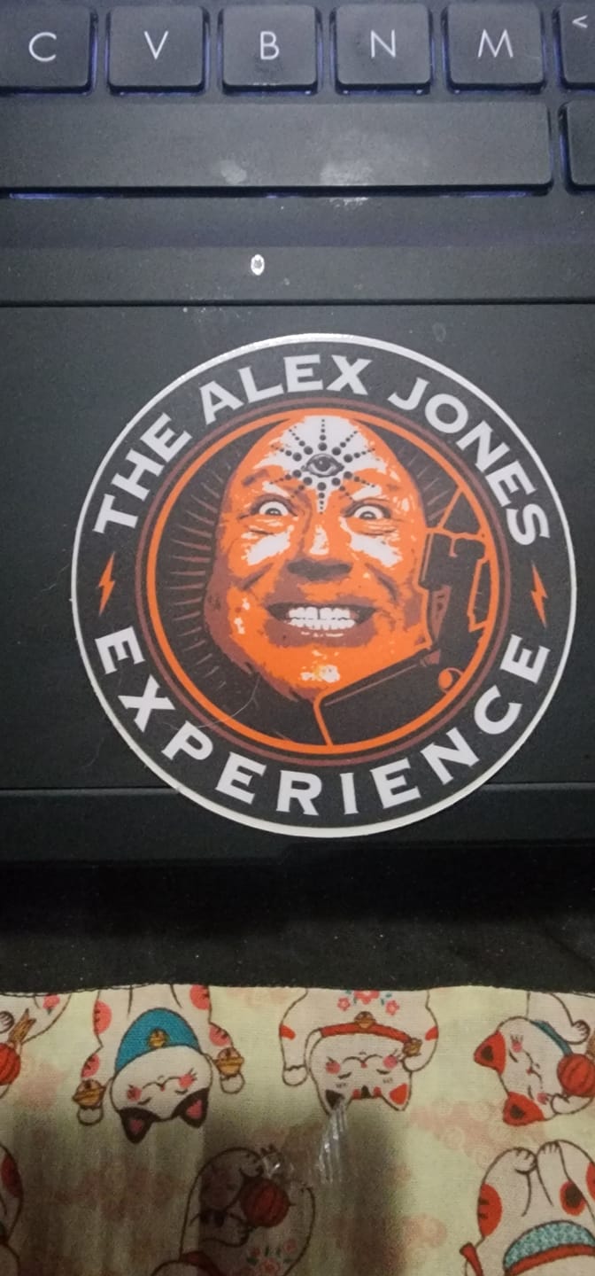Customer photo review of Alex Jones Experience Decal