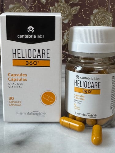 Customer photo review of ヘリオケア360° ORAL（飲む日焼け止め）