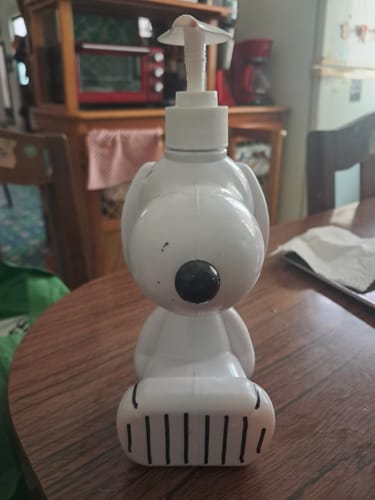 Customer photo review of Jabonera en Forma de Snoopy, Aroma Manzana