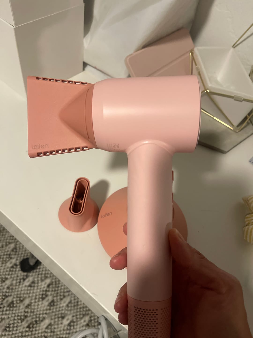 Customer photo review of Laifen Swift Special · High-speed hair dryer (3 nozzles)