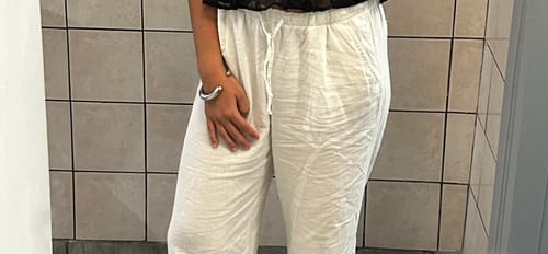 Customer photo review of SCULPTURAL OPEN BRACELET - SILVER