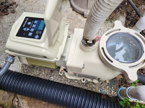 Customer photo review of Pentair superflo vs 1.5 hp (2.2 thp) - EC-342002