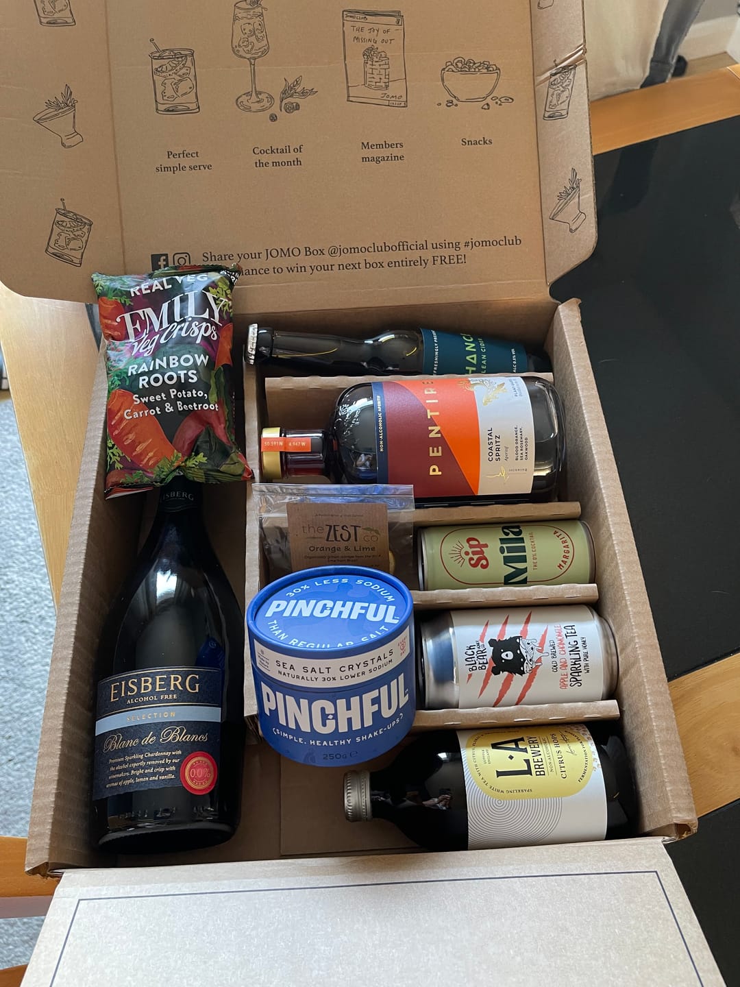 Customer photo review of Monthly, Bi-Monthly or Quarterly JOMO Box