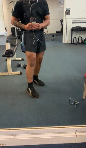 Customer photo review of 🔥NEW🔥 Cruiser Country Footy Shorts - WITH POCKETS (BLACK)