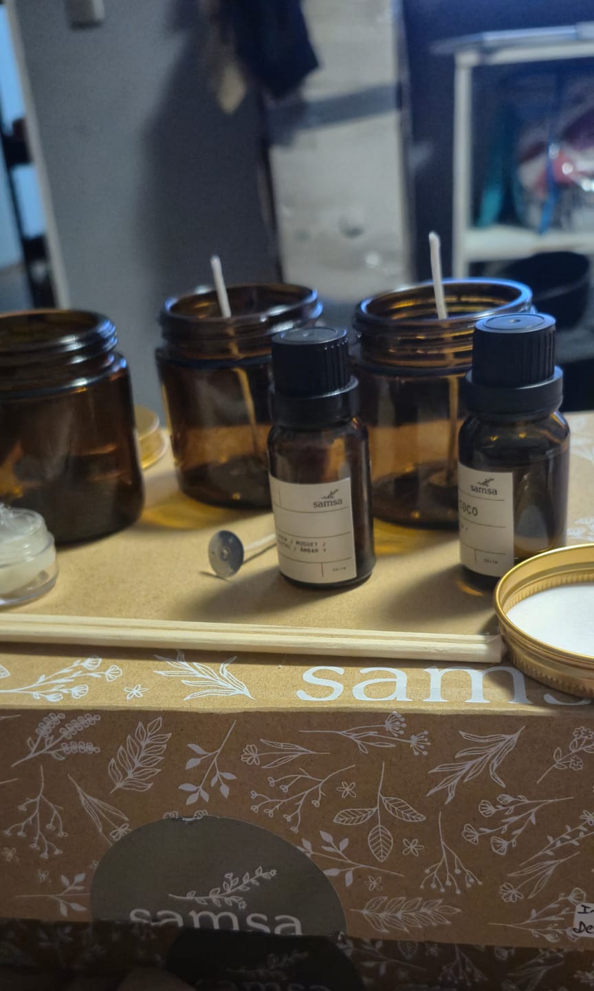 Customer photo review of Kit inicial Velas Desmoldables + Taller
