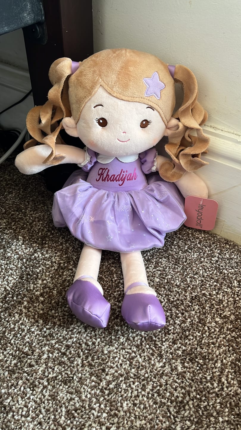Customer photo review of Personalized Princess Starlet - Purple