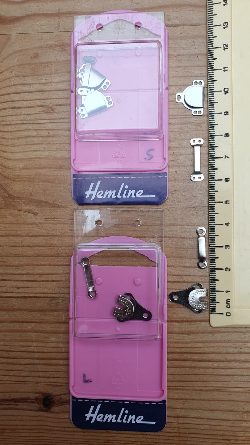 Customer photo review of Hemline Skirt/Trouser Hook and Bar Fasteners