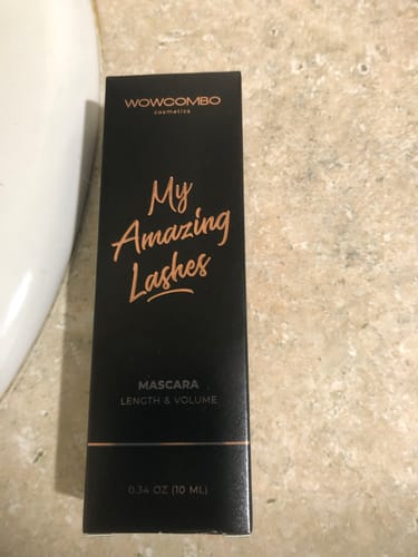 Customer photo review of My Amazing Lashes Mascara