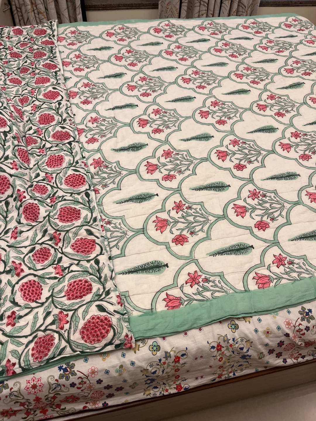Customer photo review of Chinaar Gul Cotton Quilt