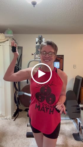 Customer video review of Shh... I'm Doing Math Rocker Tank