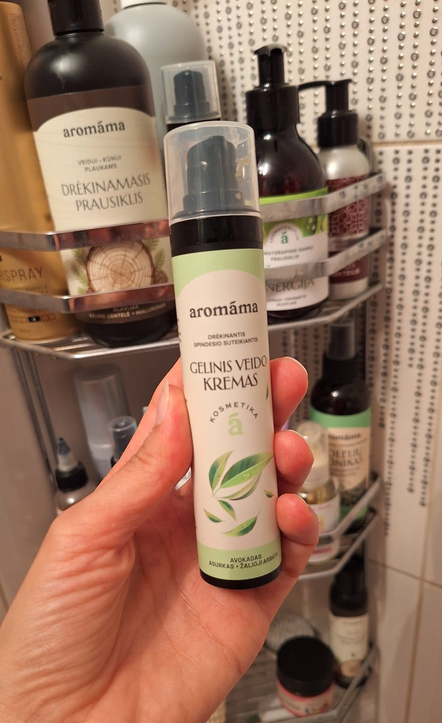 Customer photo review of Gelinis veido kremas
