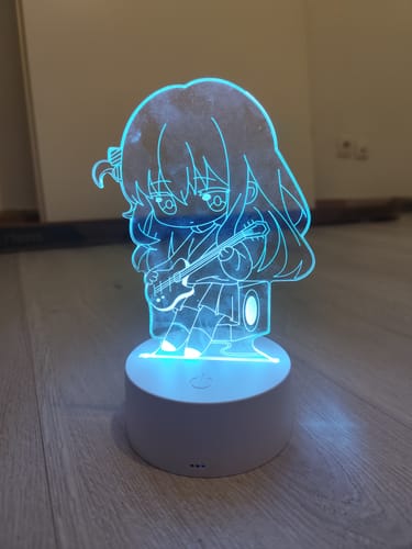 Customer photo review of Anime Figure Night Light