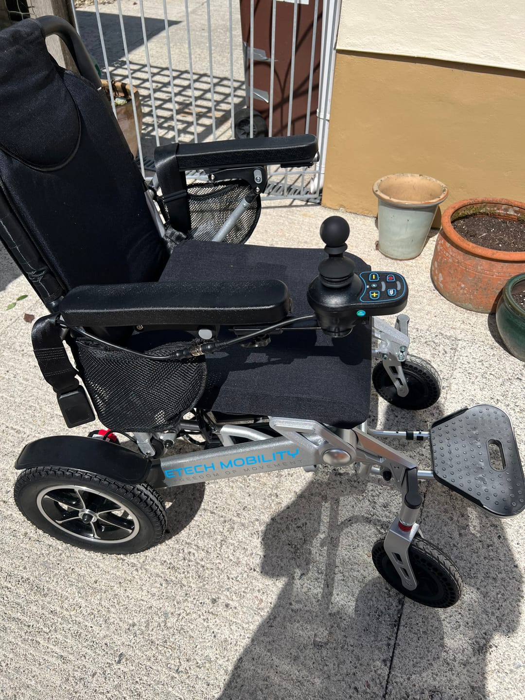 Customer photo review of Golfball Joystick Handle for Electric Wheelchairs (Universal)