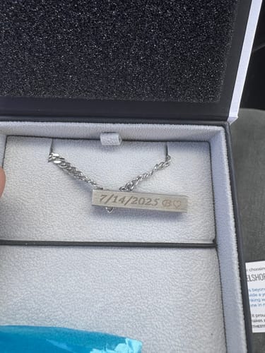 Customer photo review of Matte Rectangle Bar Urn Pendant