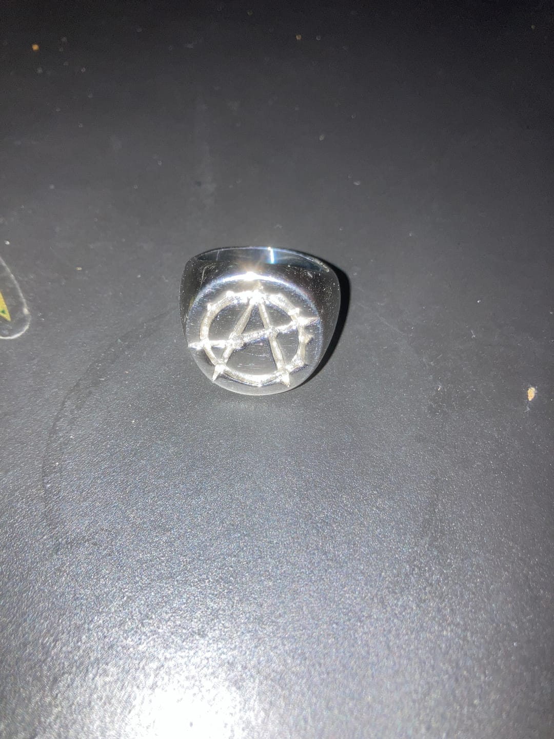 Customer photo review of ANARCHY SIGNET RING