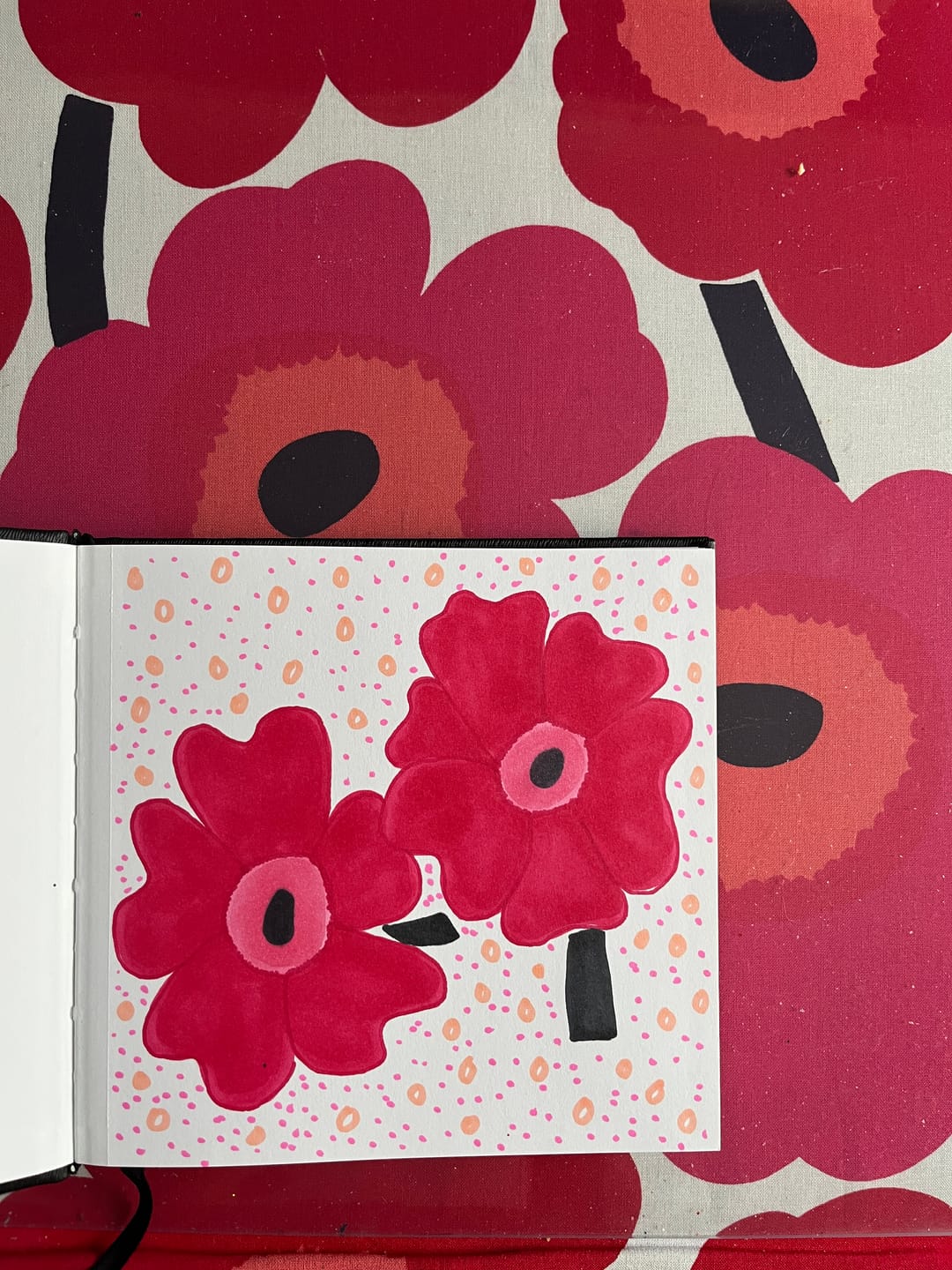 Customer photo review of Ohuhu Marker Pads Art Sketchbooks for Markers