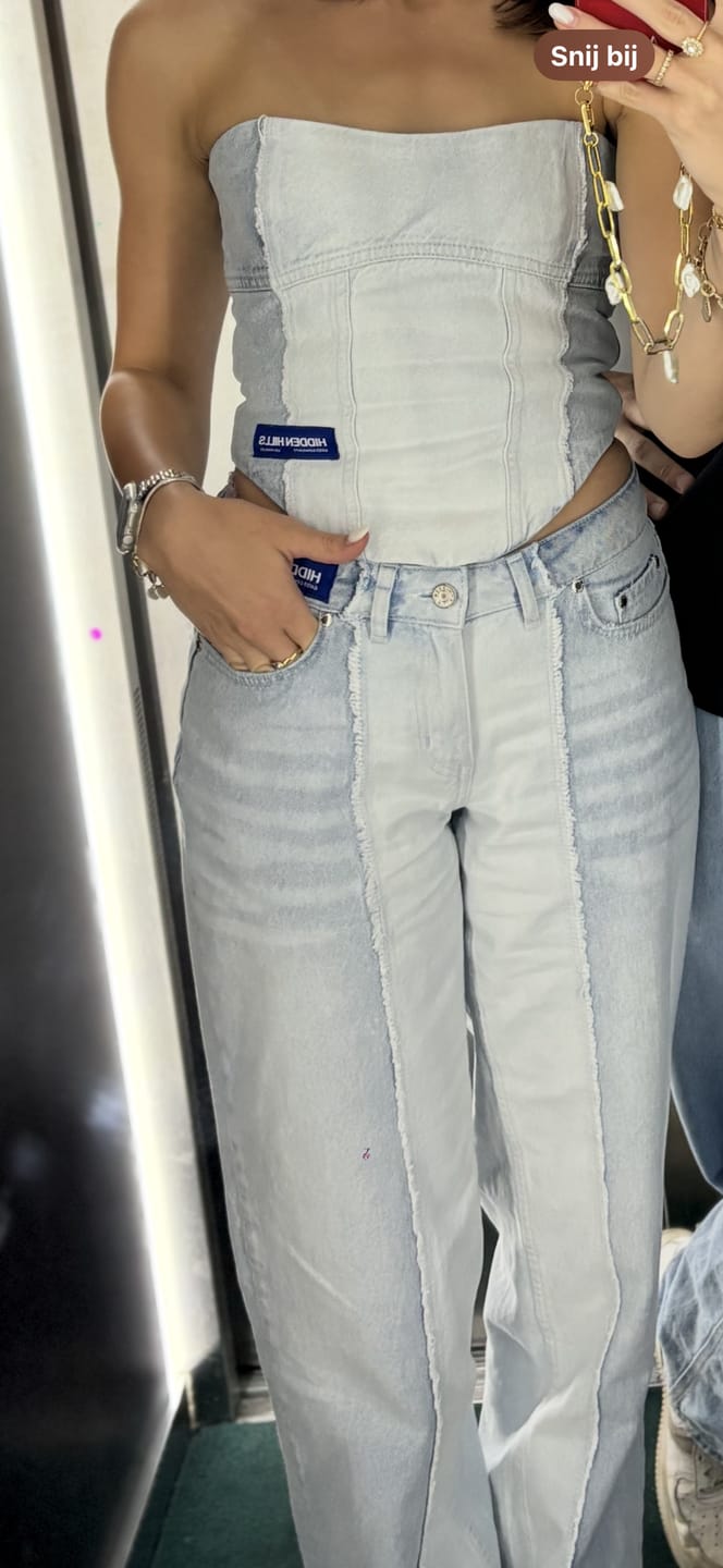 Customer photo review of REWORKED JEANS