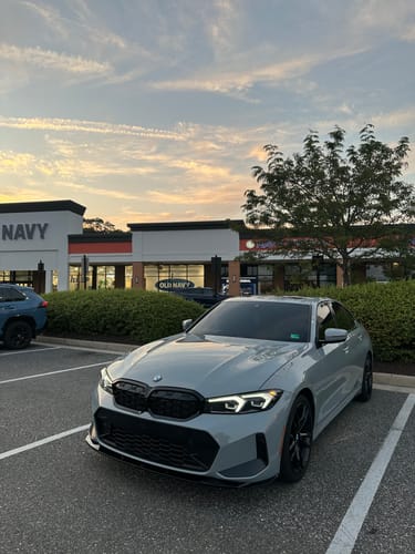 Customer photo review of For 2023-2024 BMW 3 Series G20 LCI Gloss Black Front Bumper Lip Spoiler