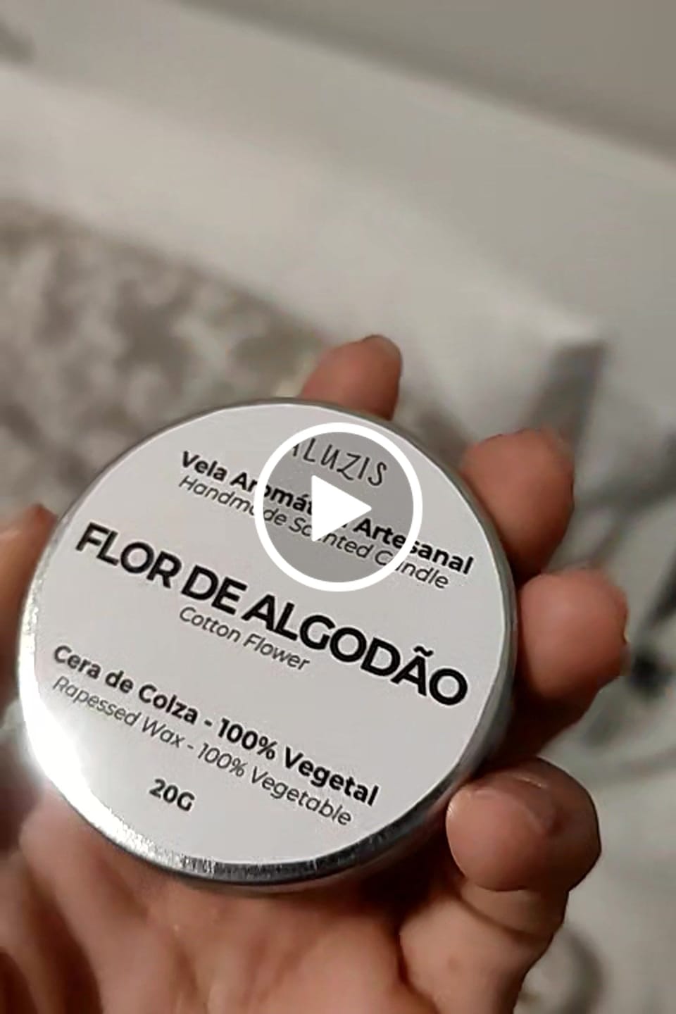 Customer video review of Fragancia FLOR DE ALGODÓN