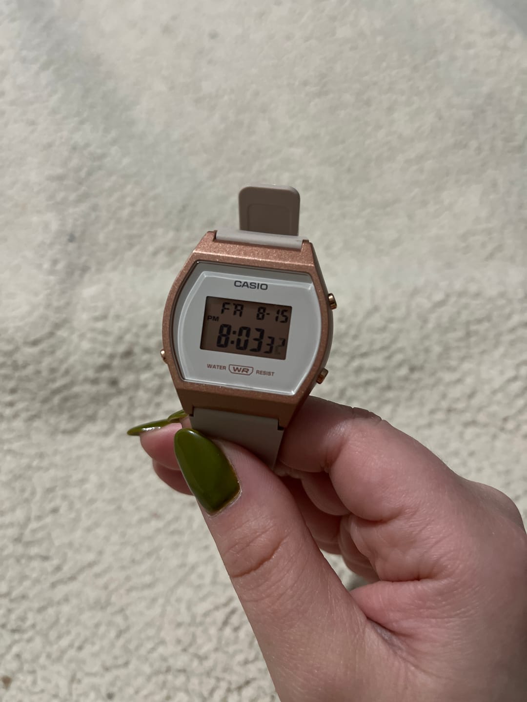 Customer photo review of Reloj Casio Vintage LW-204-4ADF Rosado Digital