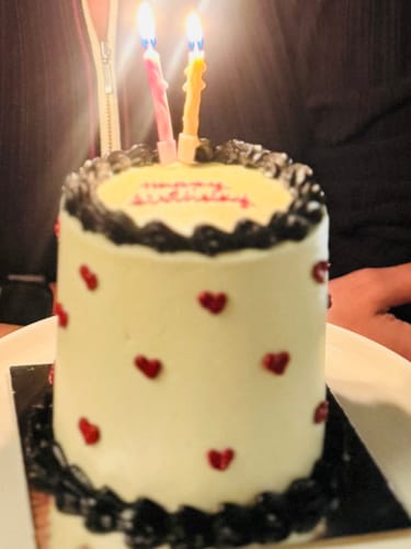 Customer photo review of aroha mini cake