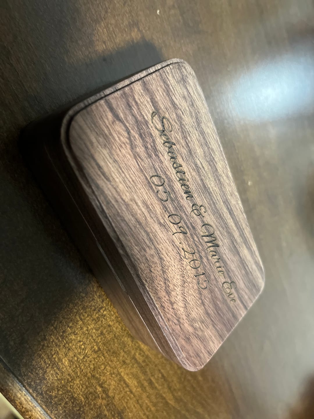Customer photo review of Ava - Music Box with Wedding Ring Pillow