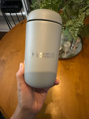 Customer photo review of Carter Move Mug with Splash Guard | 12 oz