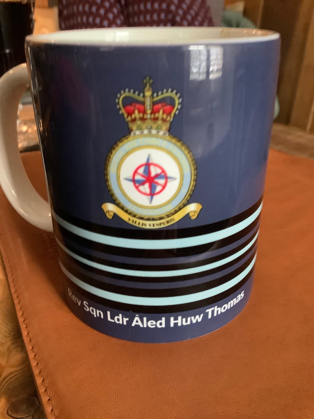 Customer photo review of Personalised RAF Officer Mug