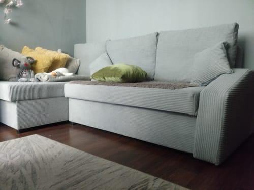 Customer photo review of Narożnik NEO BS sztruks