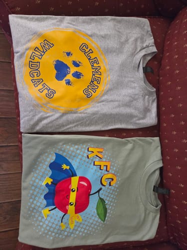 Customer photo review of Create DTF Gang Sheet - Build Your Own DTF Gang Sheet