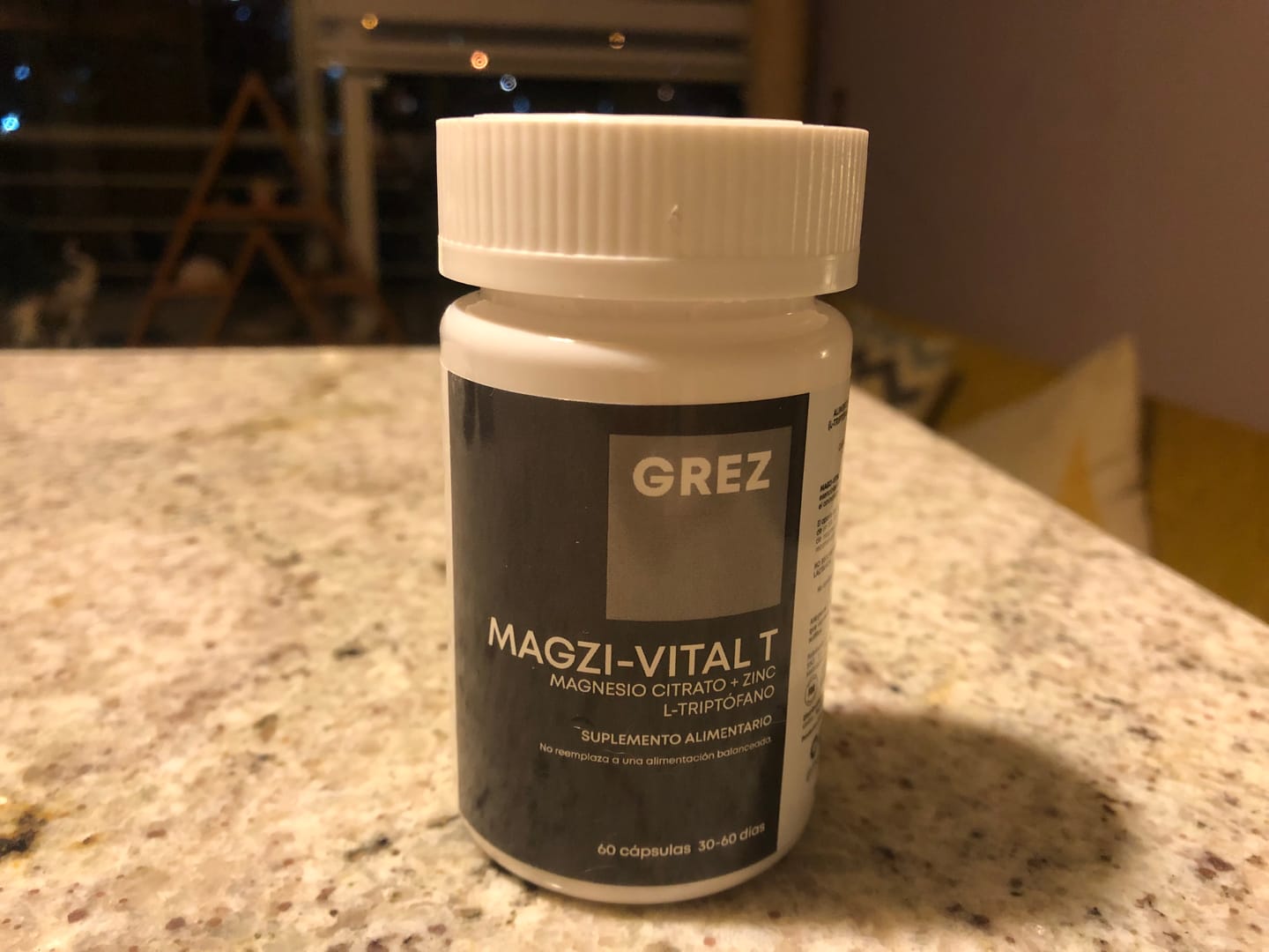 Customer photo review of MAGZI-VITAL T - Magnesio bisglicinato + Zinc + Aminoácido para el Sueño - 60 cápsulas