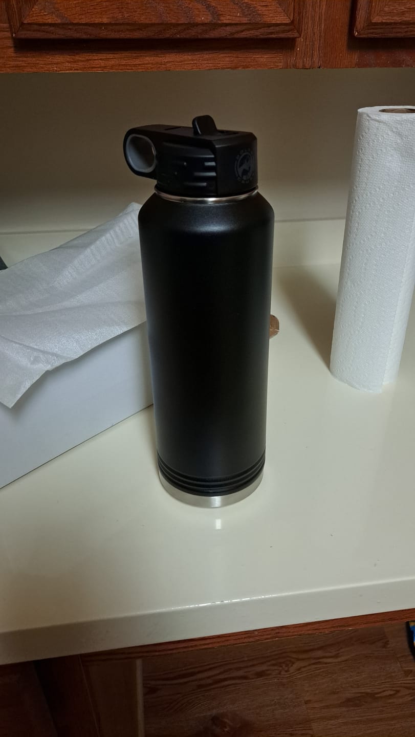 Customer photo review of Water Bottle | 40 oz