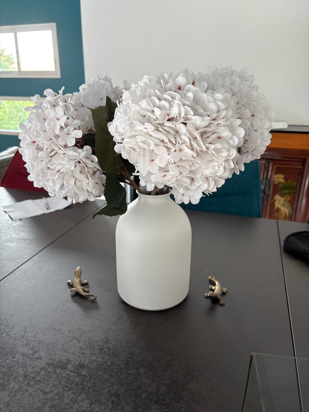 Customer photo review of Grande Hortensia (5 tiges) - Blanc