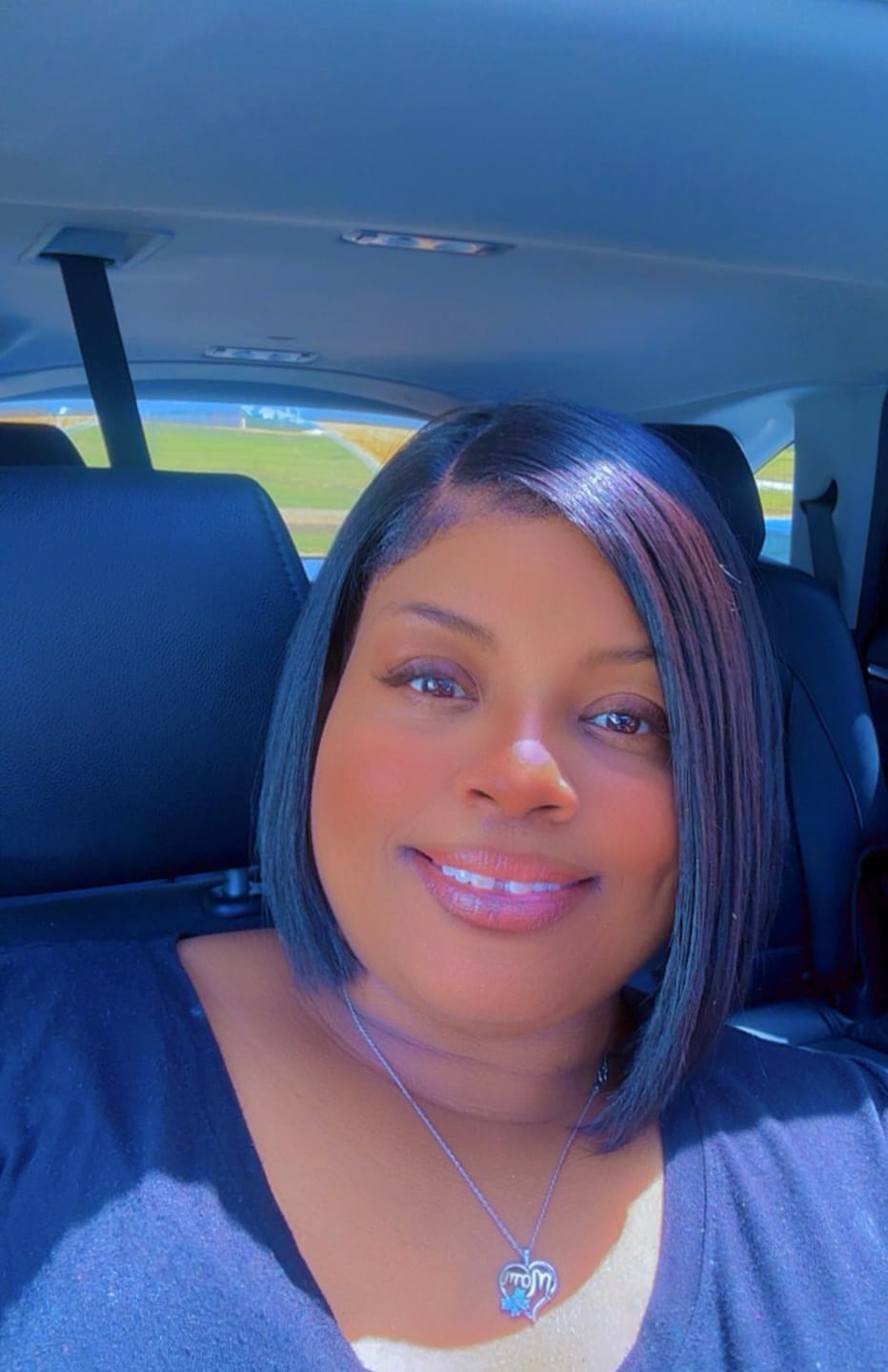Customer photo review of Sensationnel Curls Kinks Textured Glueless HD 13x6 Lace Front Wig - 13x6 KINKY BOB 9" - Kinky Edges