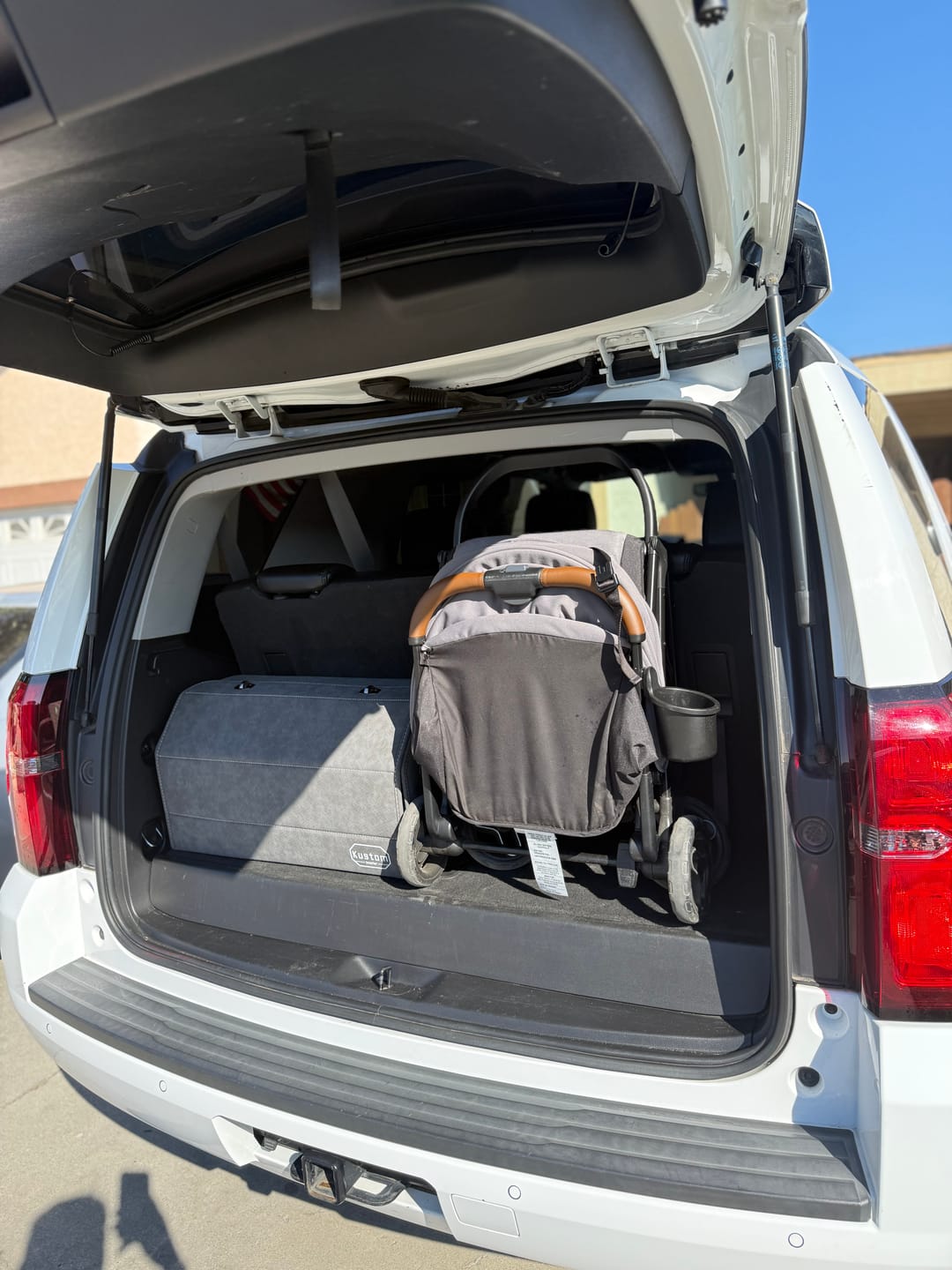 Customer photo review of Kustom Interior™ Suede Weave Trunk Organizer