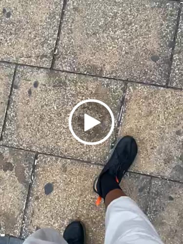 Customer video review of Aurora - Wide Toe Sneakers