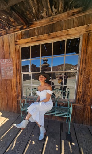Customer photo review of Ammaya Cap Sleeve Ruffle Midi Dress - White