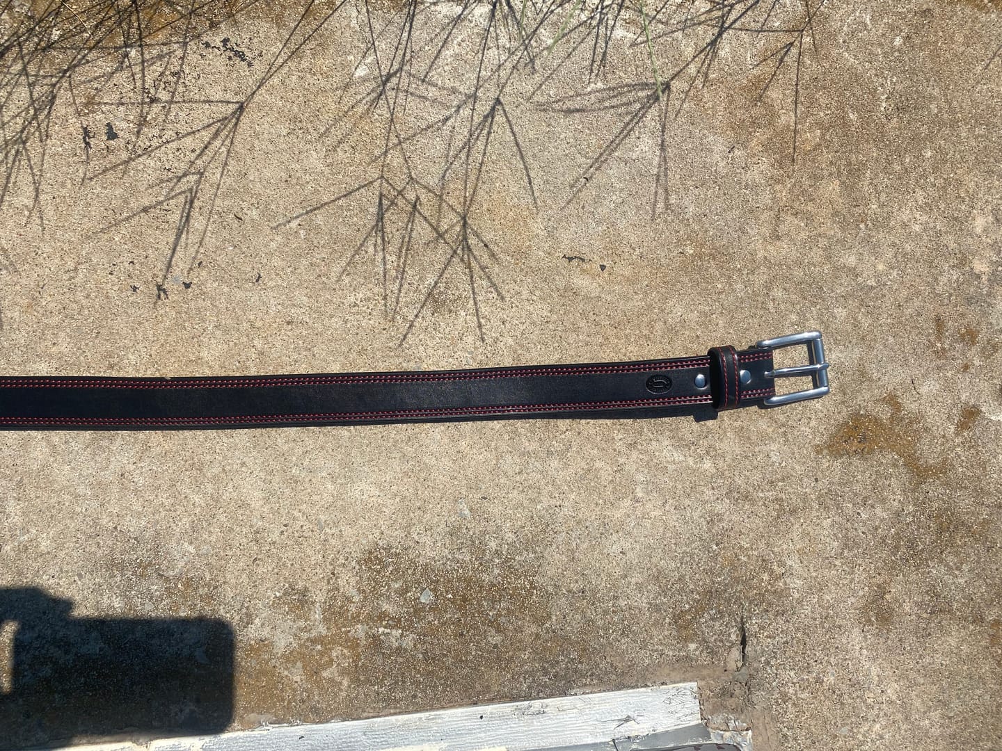 Customer photo review of Double Layer Heavy Duty Gunbelt 1.5"