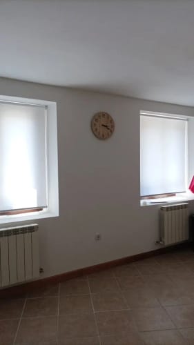 Customer photo review of Modern Silent Quartz Wooden Wall Clock
