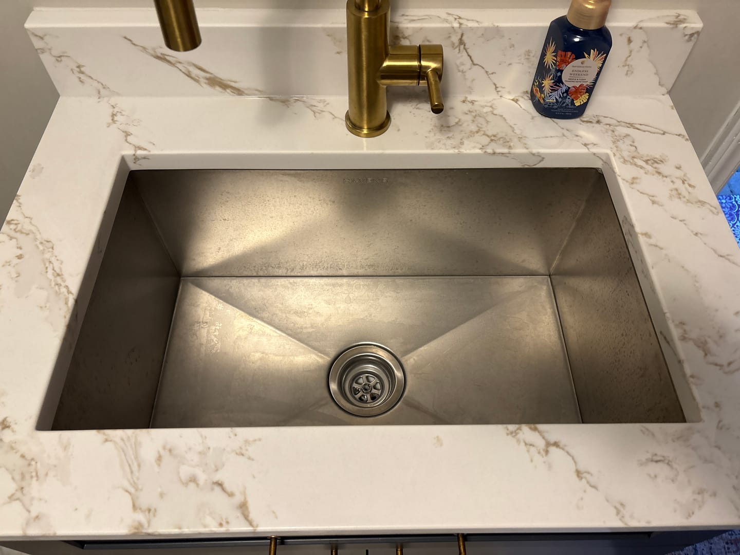Customer photo review of Heritage Sink - Stainless Steel