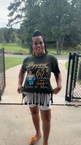 Customer photo review of 65th Birthday With God's Grace & Mercy