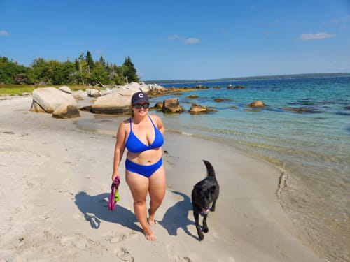 Customer photo review of ‘Less Cheeky’ Mid Rise Bottoms