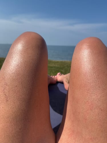 Customer photo review of Ultimate Tanning Bundle