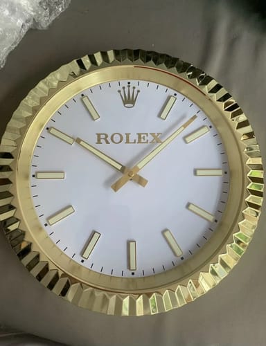 Customer photo review of Gold Luxury Wall Clock - Datejust Inspired