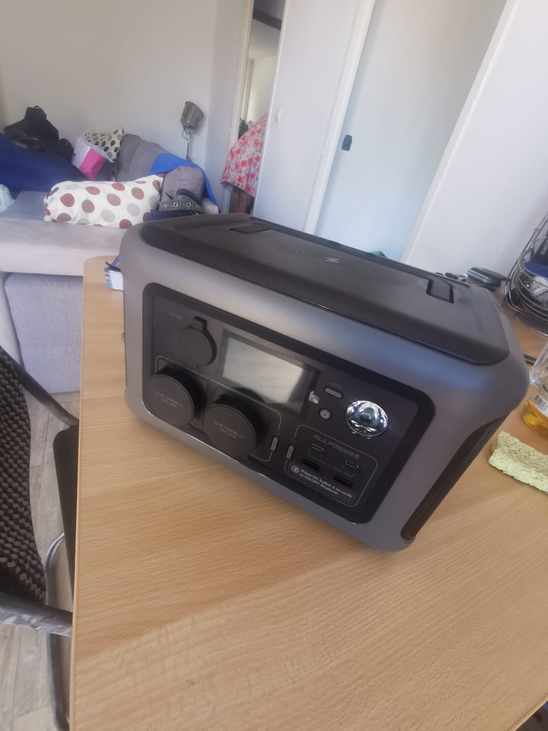 Customer photo review of ALLPOWERS R600 Station électrique portable 600W 299Wh Batterie LiFeP04