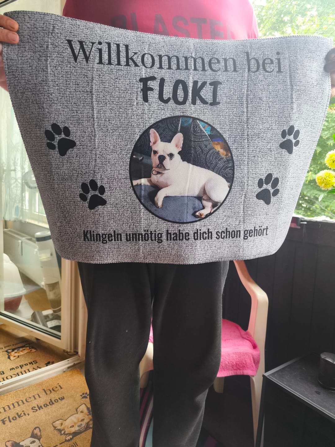 Customer photo review of Eigenes Foto - Individuelle Fußmatte