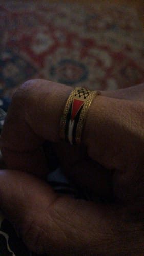 Customer photo review of Palestine Heritage Ring