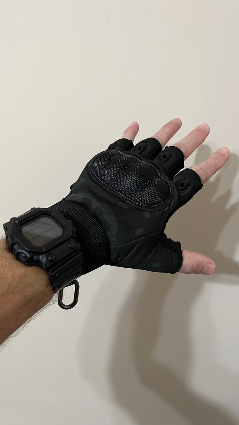 Customer photo review of KNUCKLE PRO- FINGERLESS (BLACK MULTICAM®)