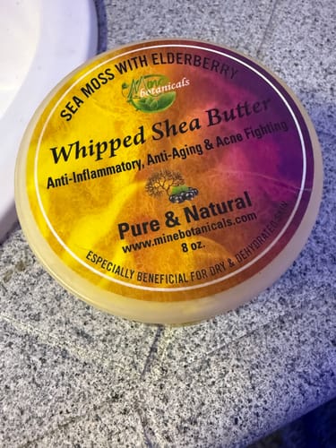 Customer photo review of Sea moss with Elderberry Whipped Shea Butter (8oz)